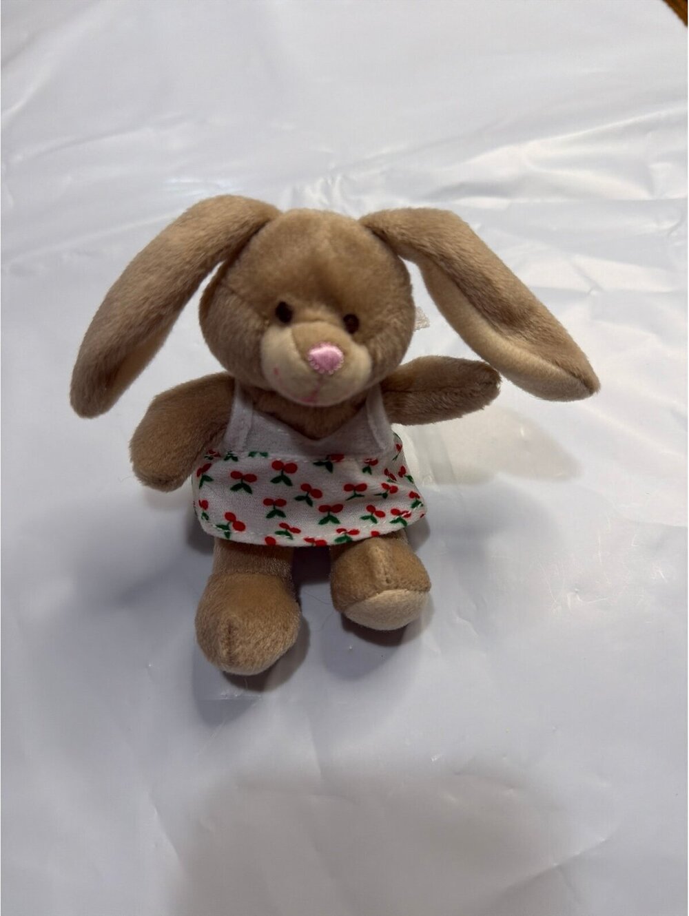 2007 Build a Bear Workshop Vanilla Fudge Bunny mini plush